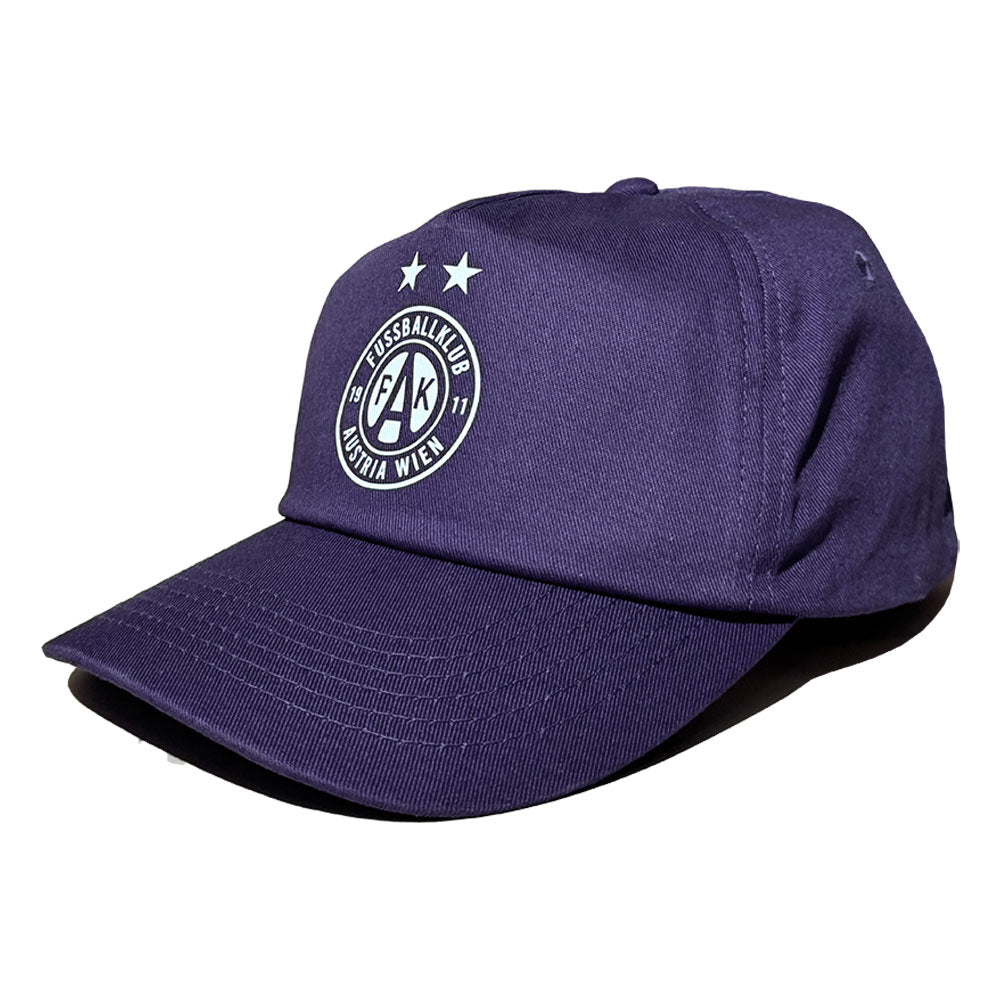 Kinder Kappe Logo violett