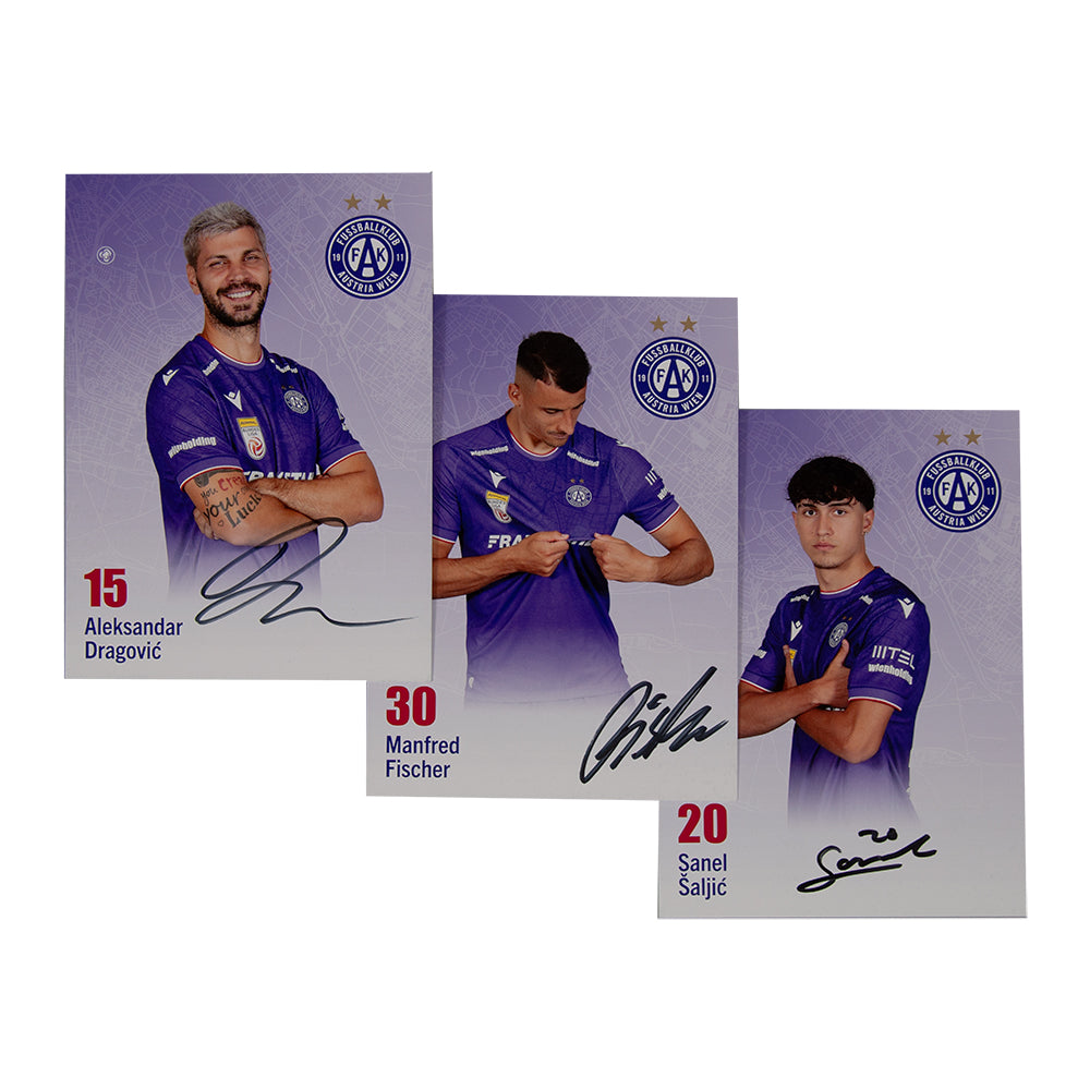 Autogrammkarten Set 25/26