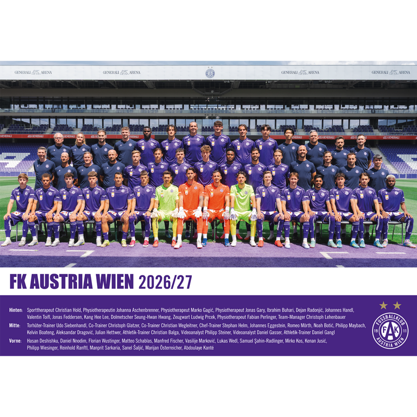 Mannschaftsposter 2026/27