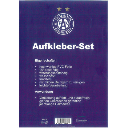 Aufkleber Motiv A4