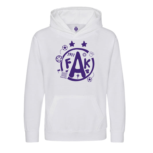 Kinder Hoodie weiß FAK