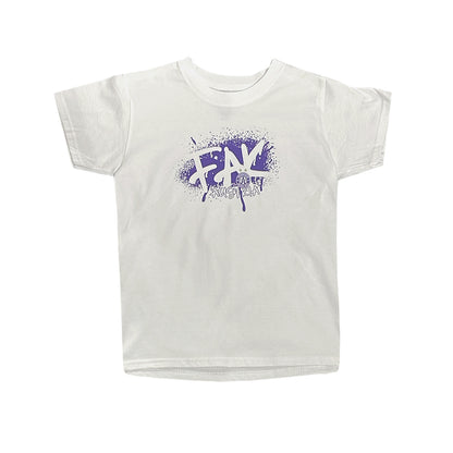 Kinder T-Shirt Graffiti weiß