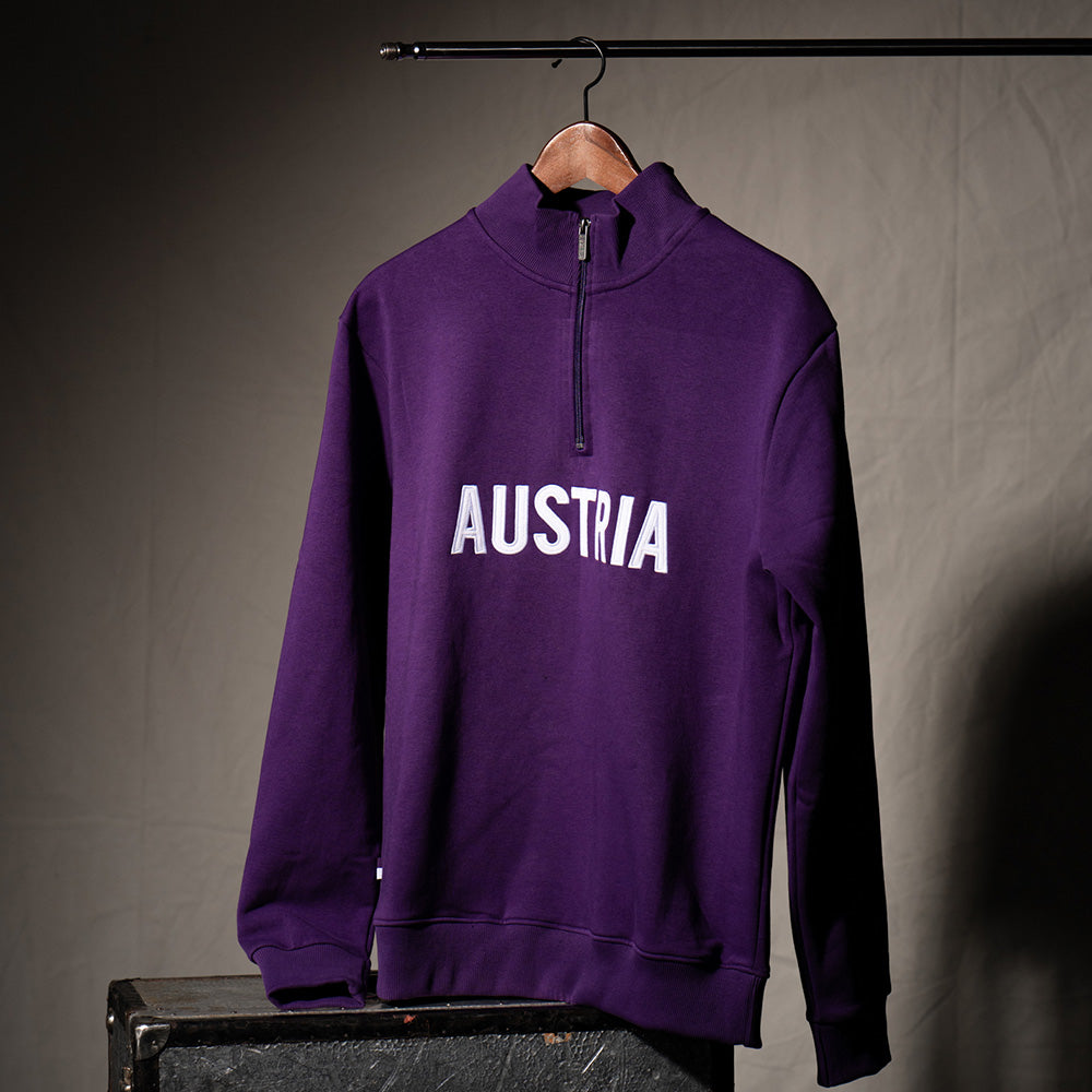 1/4 ZIP violett