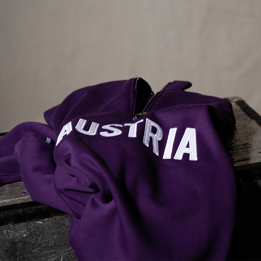 1/4 ZIP violett