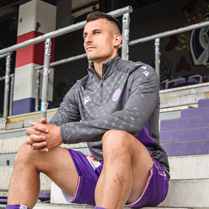 Training 1/4 Zip Teamline anthrazit