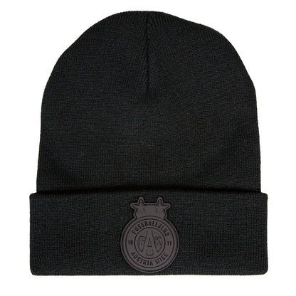 Haube Logo schwarz