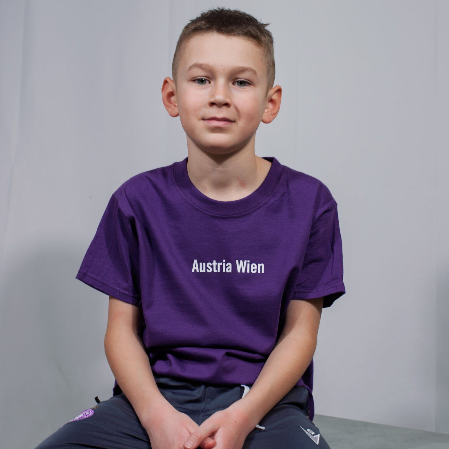 Kinder T-Shirt Austria Wien violett