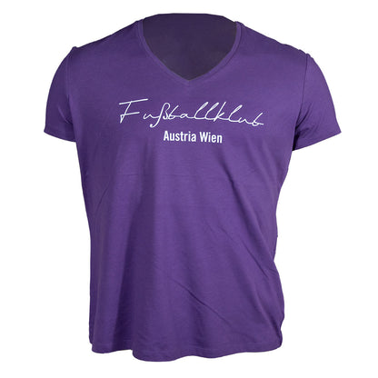 Damen T-Shirt Fußballklub violett