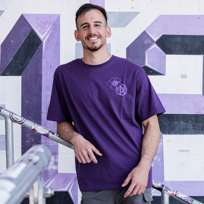 T-Shirt Fans für Fans violett