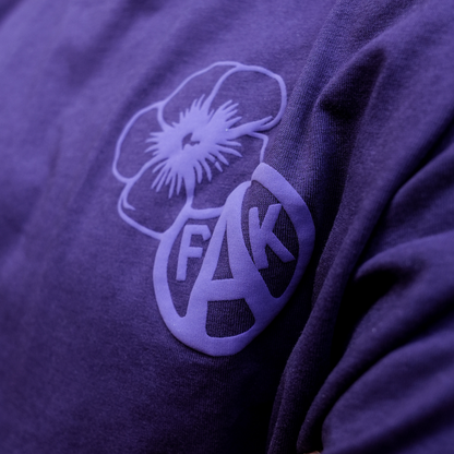 T-Shirt Fans für Fans violett