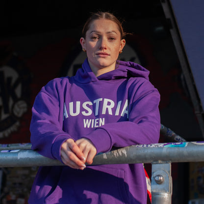 Damen Hoodie Austria Wien violett