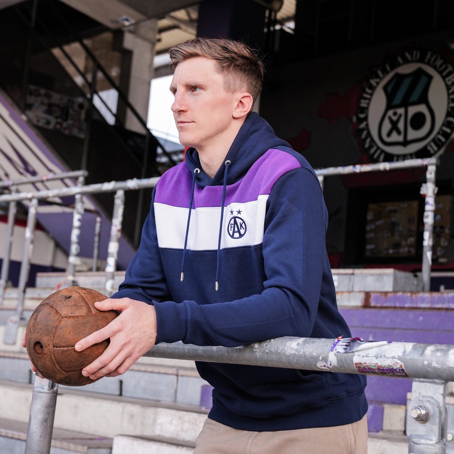 Hoodie Retro Block