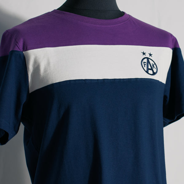 Damen T-Shirt Retro Block