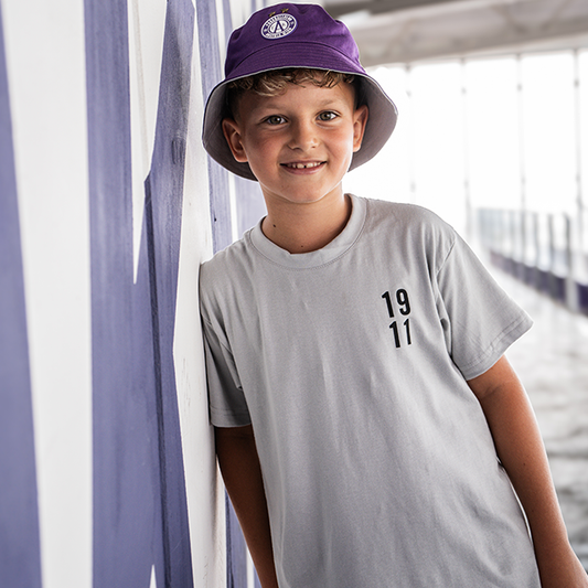 Kinder T-Shirt grau 1911