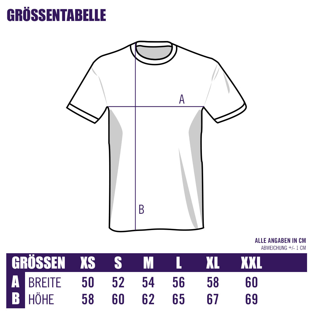 Damen T-Shirt Fans für Fan violett