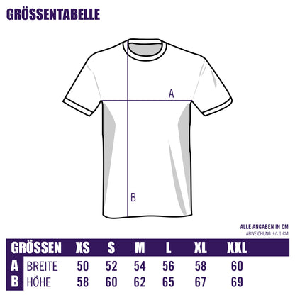 Damen T-Shirt Fans für Fan violett