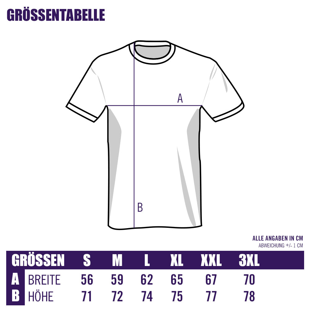 T-Shirt Fans für Fans violett