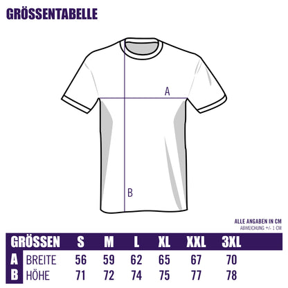 T-Shirt Fans für Fans violett