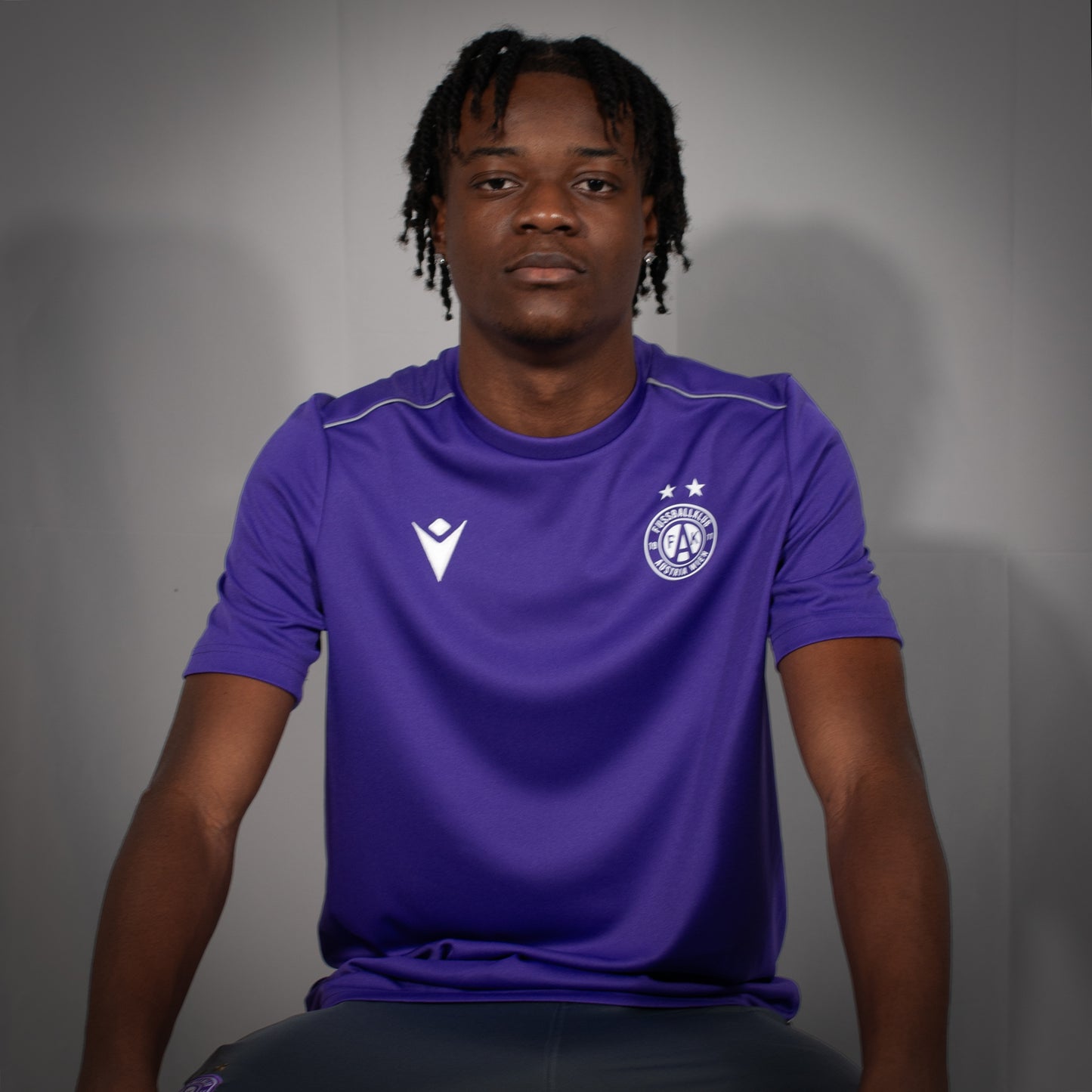 Sportshirt violett Macron