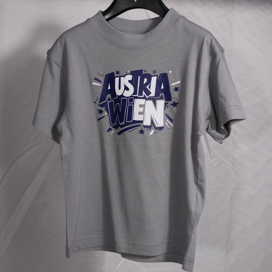Kinder T-Shirt Austria Wien grau