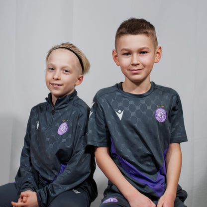 Kinder Trainingsshirt Teamline anthrazit