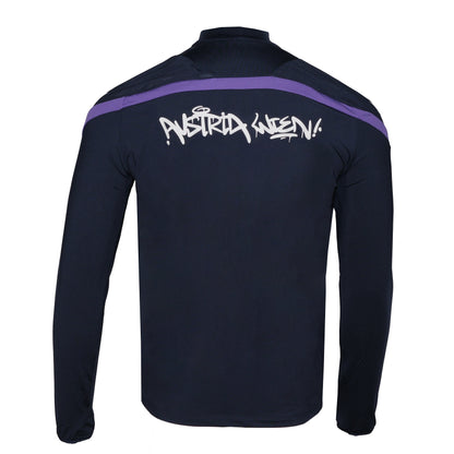 Training 1/4 ZIP Teamline navy