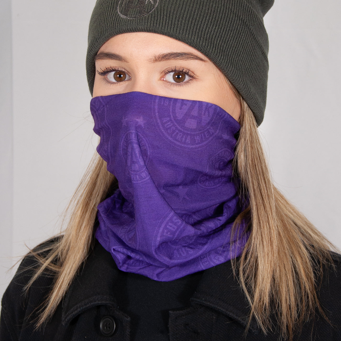 Multifunktionstuch Logo violett