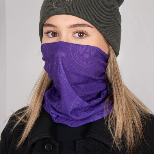 Multifunktionstuch Logo violett